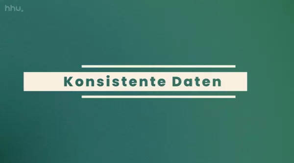 Video: Datenbeschaffung und -aufbereitung | 04 | Konsistente Daten (MP4)