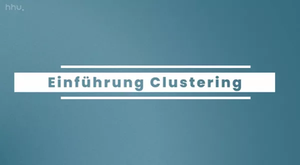 Video: Clustering: vom Sortieren bis zum Explorieren | 01 | Einführung Clustering (MP4)