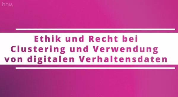 Video: Clustering: vom Sortieren bis zum Explorieren | 05 | Ethik und Recht (MP4)
