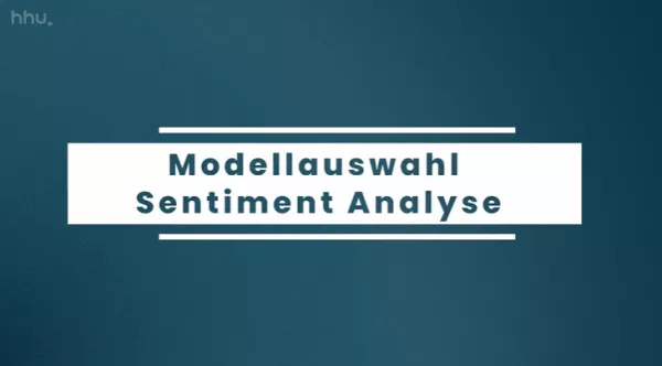 Video: Clustering: vom Sortieren bis zum Explorieren | 03 | Modellauswahl Sentiment Analyse (MP4)