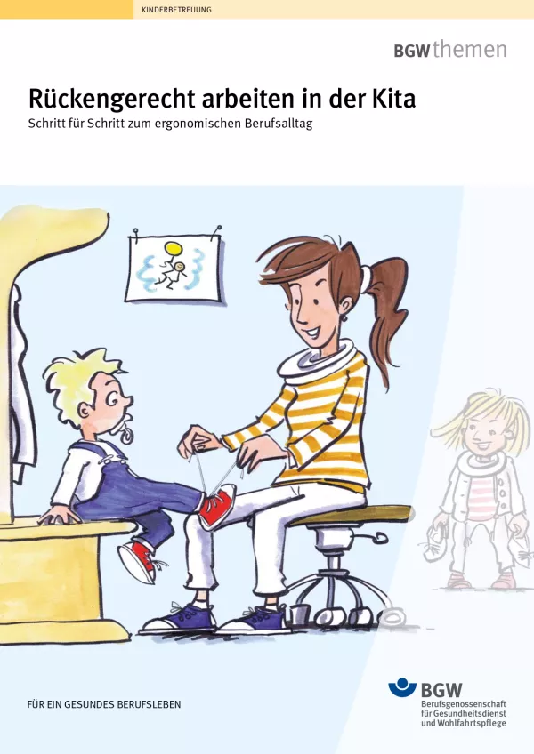 Broschuere: Rückengerecht arbeiten in der Kita