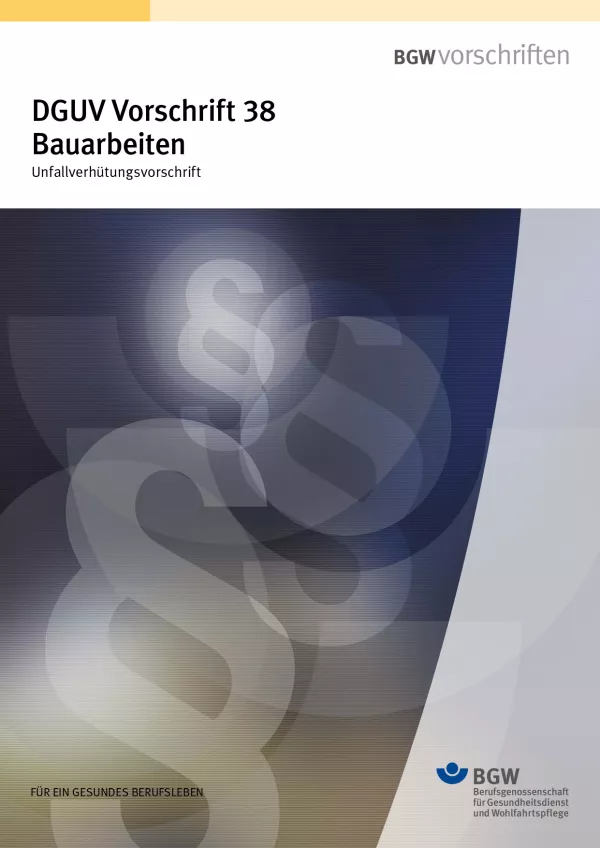 Broschuere: Unfallverhütungsvorschrift - Bauarbeiten