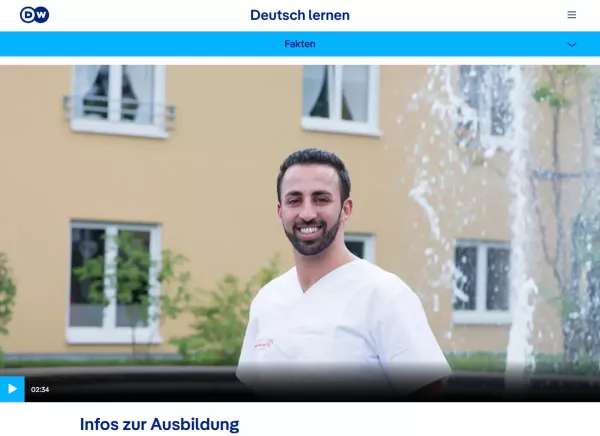Interaktion: Krankenpflege | Fakten: Infos zur Ausbildung (bei + Nominalisierung)