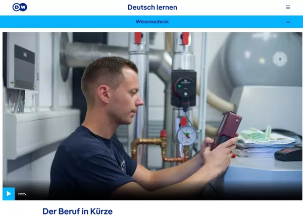 Interaktion: Anlagenmechanik | Wissenscheck: Der Beruf in Kürze