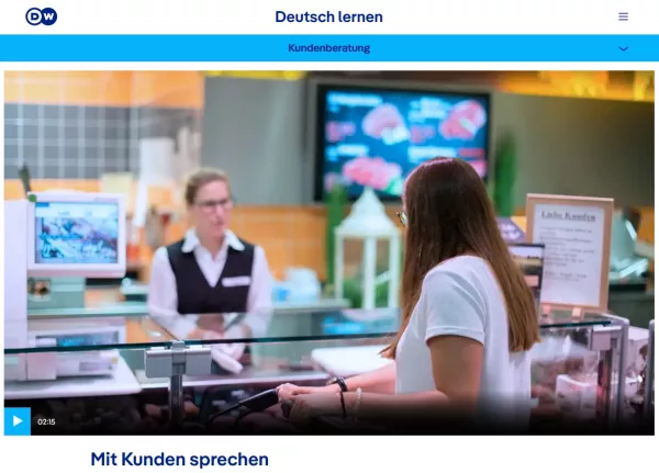 Interaktion: Einzelhandel | Kundenberatung: Mit Kunden sprechen (Indirekte Fragesätze: ob)