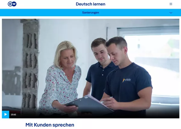 Interaktion: Anlagenmechanik | Sanierungen: Mit Kunden sprechen (Konjunktiv II: Präsens)