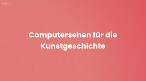 Video: Bildklassifikation und Bildsegmentierung | 11 | Computersehen für die Kunstgeschichte (MP4)