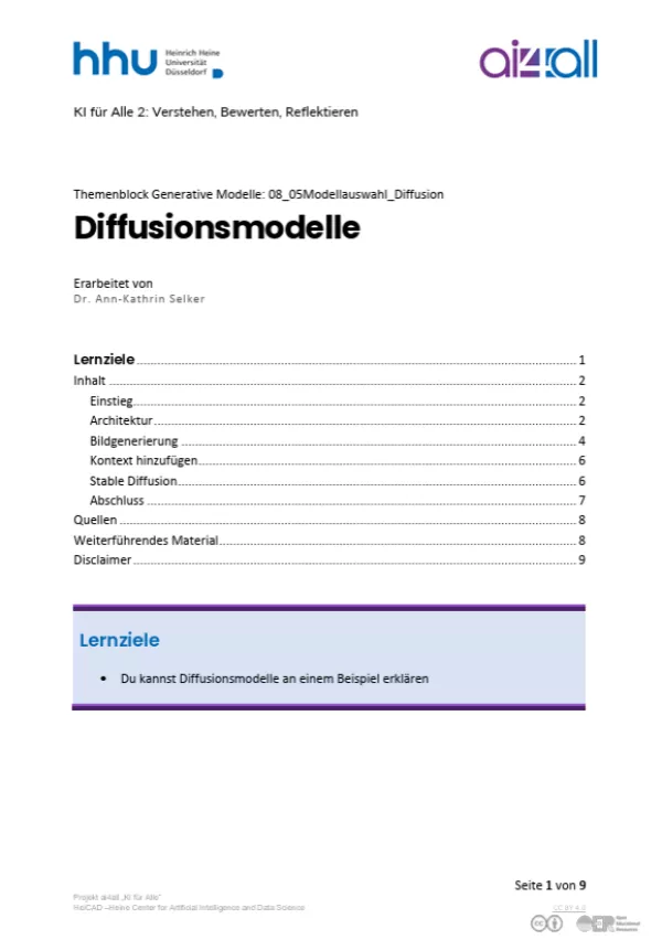 Video: Generative Modelle | 03 | Diffusionsmodelle (MP4)