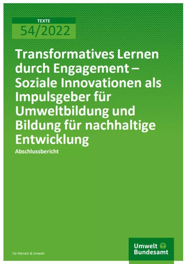 Broschuere: Transformatives Lernen durch Engagement