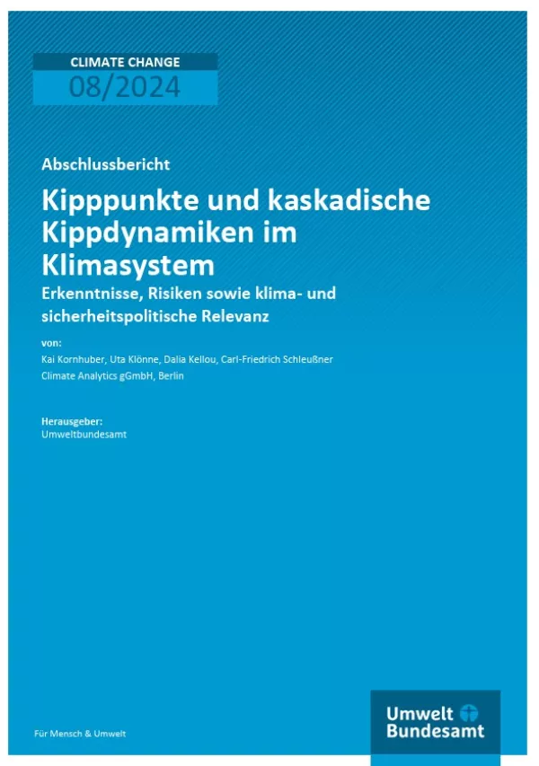 Broschuere: Kipppunkte und kaskadische Kippdynamiken im Klimasystem - Abschlussbericht