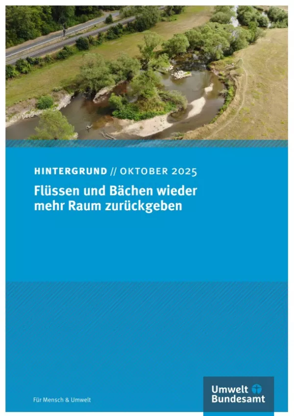 Broschuere: Flüssen und Bächen wieder mehr Raum zurückgeben