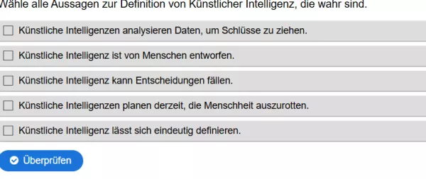 Interaktion: Woche 1 | Theorie | Einführung in die KI (Aufgabe 1)