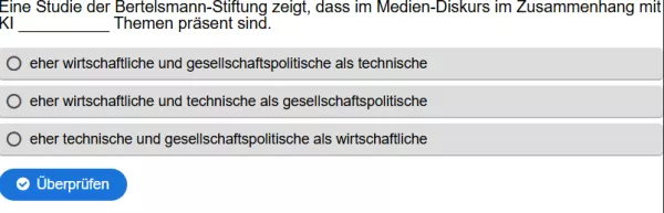 Interaktion: Woche 1 | Theorie | Einführung in die KI (Aufgabe 2)
