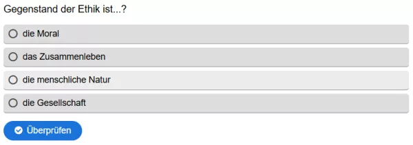 Interaktion: Woche 1 | Ethik | Einführung in die KI-Ethik (Aufgabe 1)