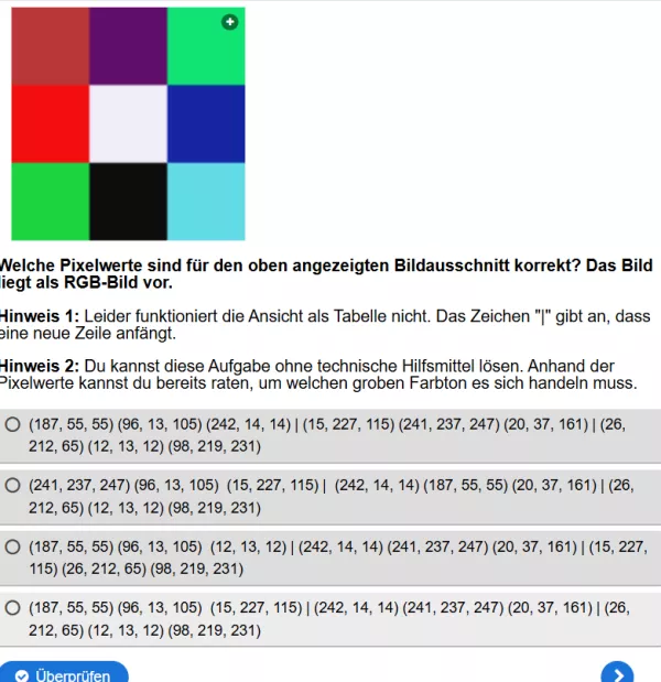 Interaktion: Woche 2 | Daten | Was sind Daten? (Aufgabe 4)