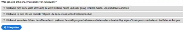 Interaktion: Woche 5 | Ethik | Benachteiligung und blinde Flecken (Aufgabe 2)