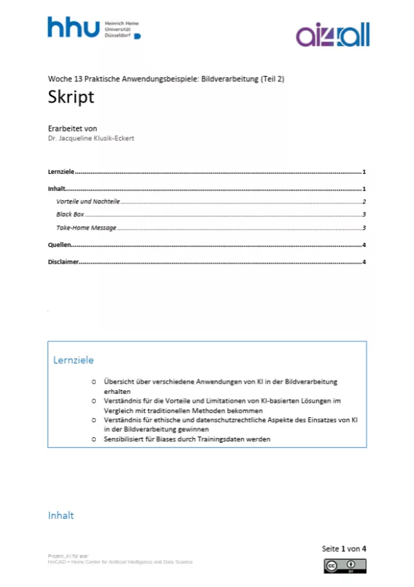 Kurs: Woche 13 | Anwendungsbeispiele | Bildverarbeitung (2) (PDF)