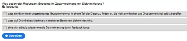Interaktion: Woche 14 | Recht | Gleichheitsgrundsatz und Diskriminierungsverbote mit Blick auf KI (Aufgabe 1)