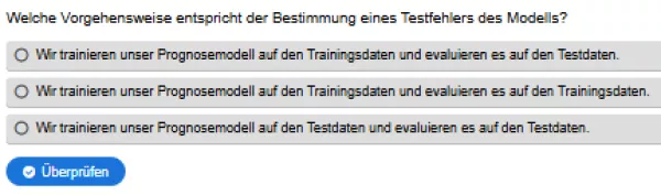 Interaktion: Prognosemodelle: Klassifikation und Regression | 02 | Verfahren der (cross-) validation (Aufgabe 1)