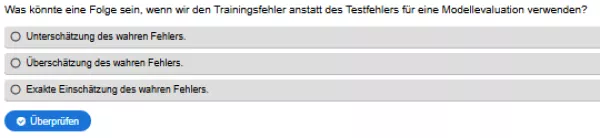 Interaktion: Prognosemodelle: Klassifikation und Regression | 02 | Verfahren der (cross-) validation (Aufgabe 2)