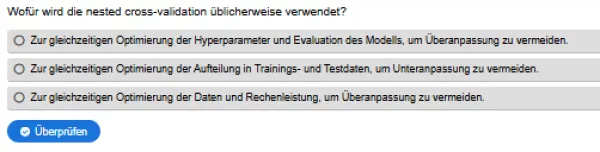 Interaktion: Prognosemodelle: Klassifikation und Regression | 02 | Hyperparameteroptimierung (Aufgabe 2)