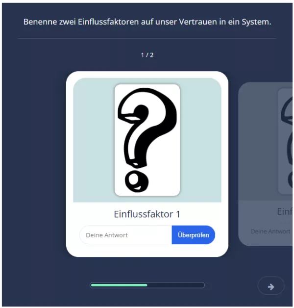 Interaktion: Mensch-KI-Interaktion | 02 | Systemvertrauen (Aufgabe 3)