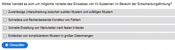Interaktion: Mensch-KI-Interaktion | 04 | KI und Entscheidungen (Aufgabe 2)