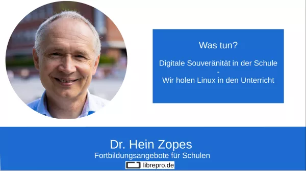 Video: Digitale Souveränität in der Schule – Wir holen Linux in den Unterricht