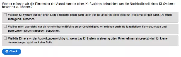 Interaktion: KI und Nachhaltigkeit | 04 | Nachhaltige KI: Auswirkungen (Aufgabe 1)
