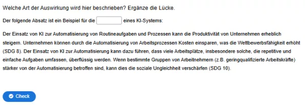 Interaktion: KI und Nachhaltigkeit | 04 | Nachhaltige KI: Auswirkungen (Aufgabe 2)