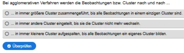 Interaktion: Clustering: vom Sortieren bis zum Explorieren | 03 | Verfahren des Clustering (Aufgabe 2)