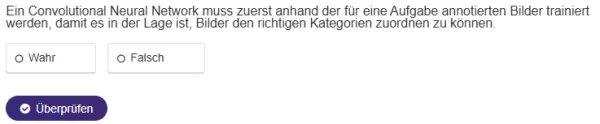 Interaktion: Bildklassifikation und Bildsegmentierung | 05 | Wie werden CNNs trainiert? (Aufgabe 1)