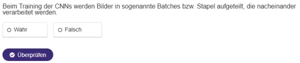 Interaktion: Bildklassifikation und Bildsegmentierung | 05 | Wie werden CNNs trainiert? (Aufgabe 3)