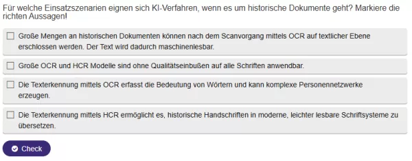 Interaktion: Bildklassifikation und Bildsegmentierung | 07 | Von Bildern zu Daten. Das digitale Erfassen von alten Dokumenten (Aufgabe 2)