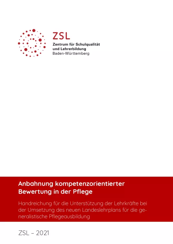 Handreichung: Anbahnung kompetenzorientierter Bewertung in der Pflege