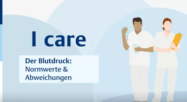 Video: I care Pflege | Pflegebasismaßnahmen | Der Blutdruck: Normwerte und Abweichungen (Video)