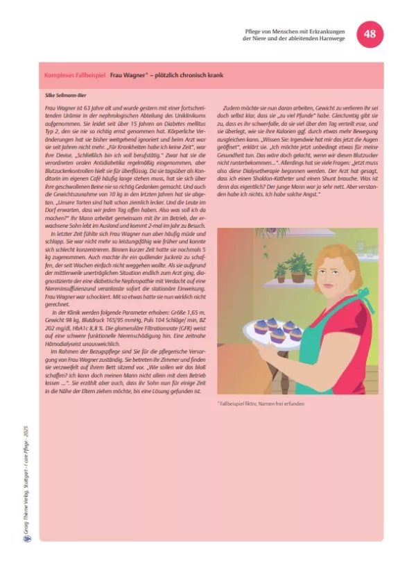 Arbeitsblatt: I care Pflege | Komplexe Fallbeispiele | Niereninsuffizienz (Aufgaben)