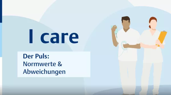 Video: I care Pflege | Pflegebasismaßnahmen | Der Puls: Normwerte und Abweichungen (Video)