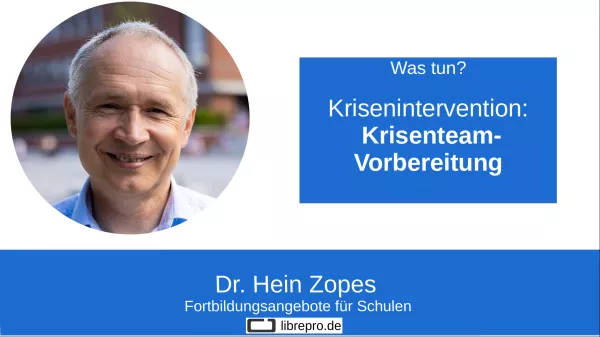 Video: Krisenintervention: Krisenteam-Vorbereitung