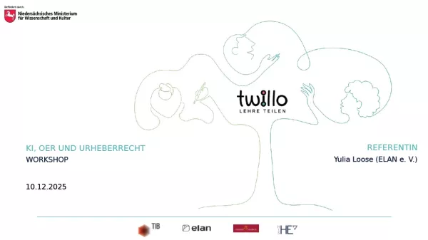 Presentation: KI, OER und Urheberrecht