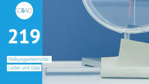 Video: Reibungselektrizität: Leder und Glas