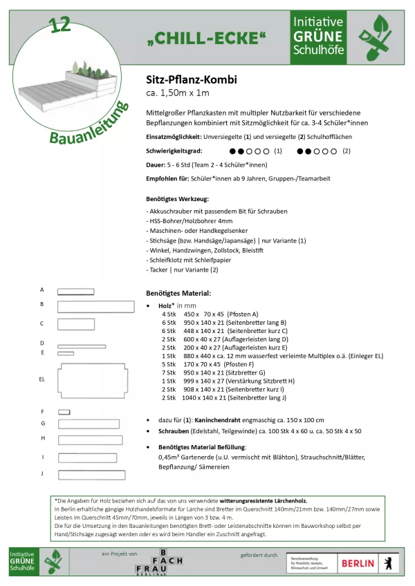 Anleitung: Bauanleitung 12 Chill-Ecke