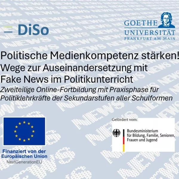 Kurs: Politische Medienkompetenz stärken! Wege zur Auseinandersetzung mit Fake News im Politikunterricht