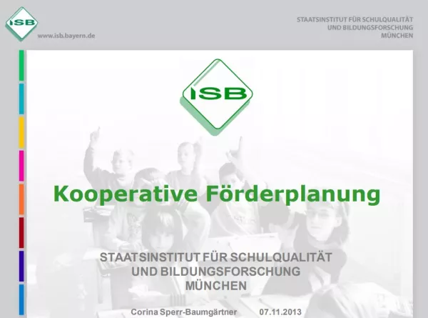 Presentation: Kooperative Förderplanung