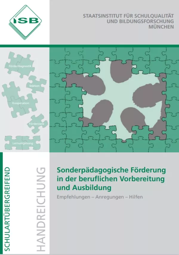 Handreichung: Sonderpädagogische Förderung in der beruflichen Vorbereitung und Ausbildung