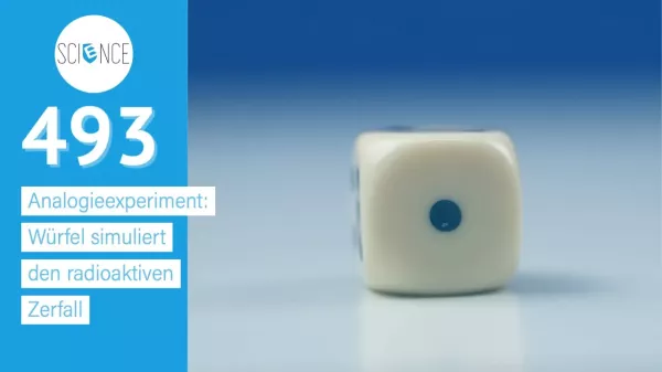 Video: Würfel simuliert den radioaktiven Zerfall | Analogieexperiment