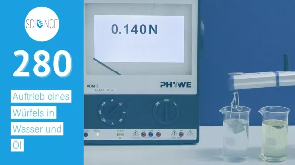 Video: Auftrieb Würfel digital