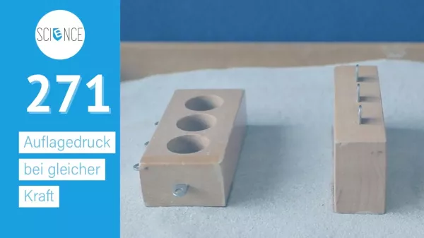 Video: Auflagedruck bei gleicher Kraft