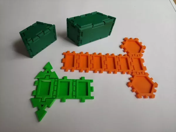 Entdeckendes: 3D-Würfelnetze– Prismen (zip-Datei)