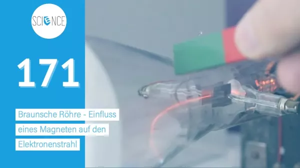 Video: Braunsche Röhre - Einfluss eines Magneten auf den Elektronenstrahl